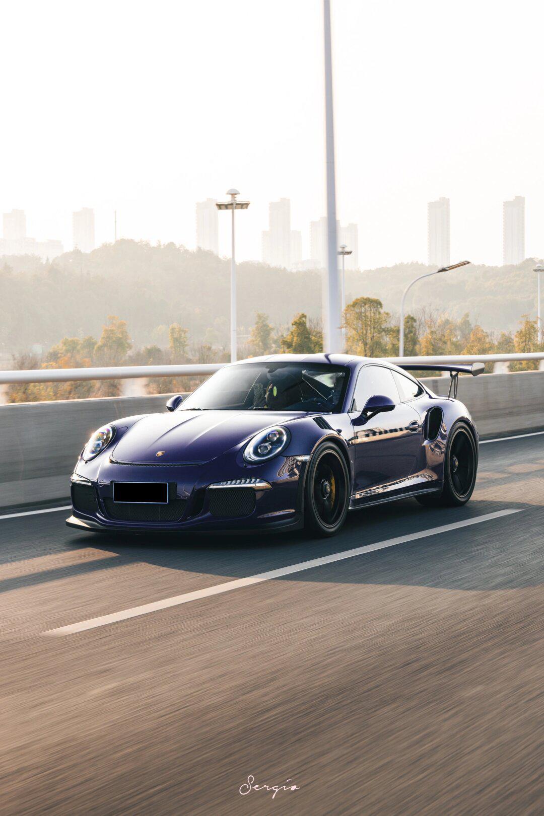 双倍紫罗兰,跑起来的gt3rs谁不爱?_保时捷911社区_易车社区