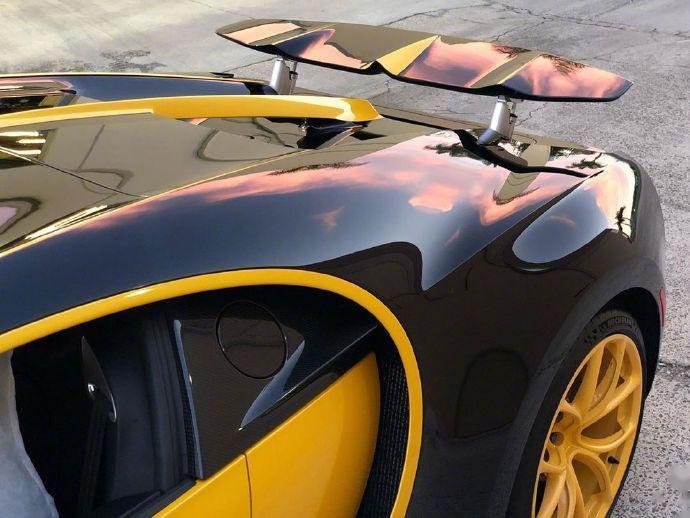 黄龙布加迪chiron,这颜色太帅了!