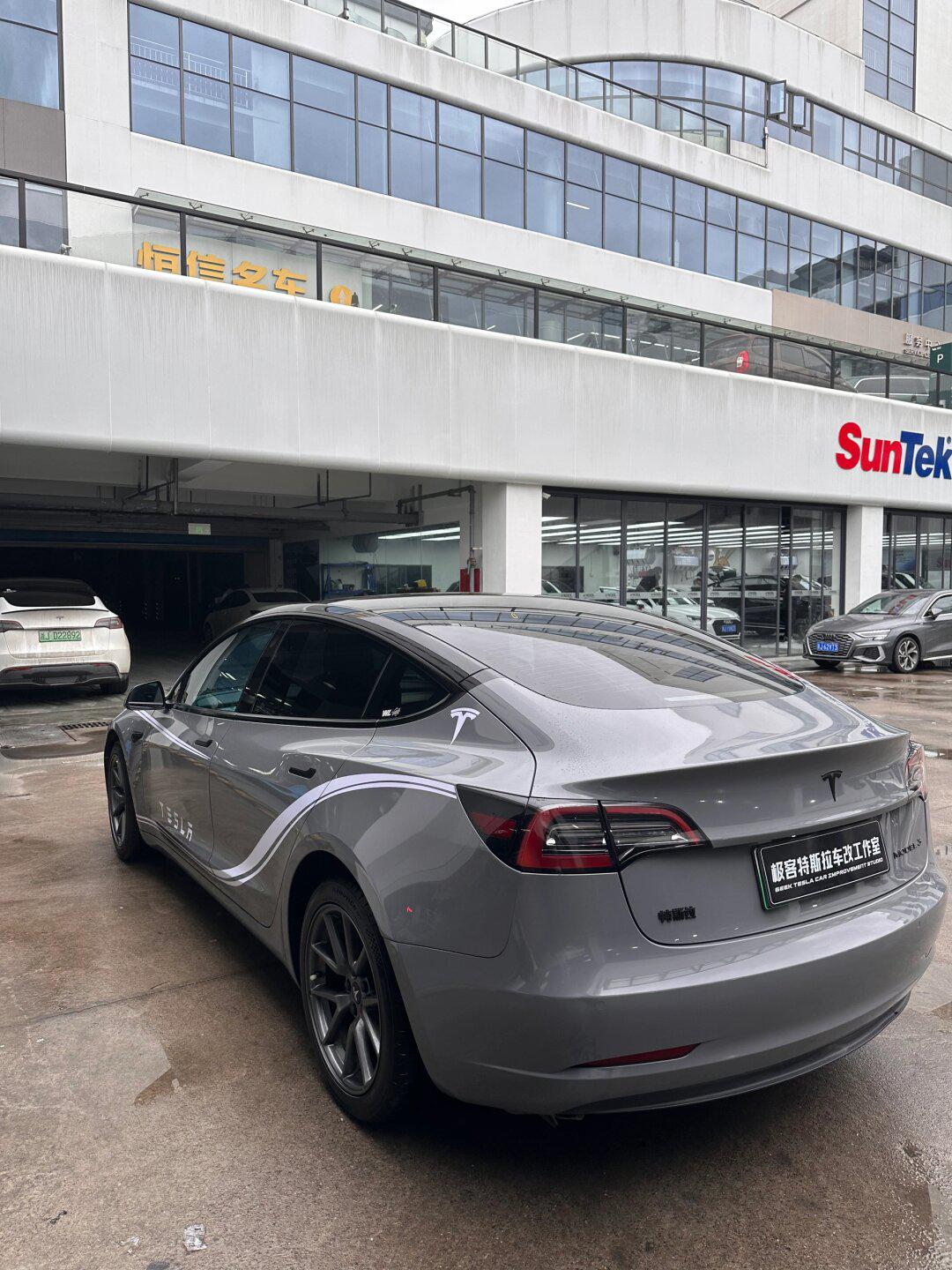 特斯拉灰色系经典的颜色纳多灰_model 3社区_易车社区