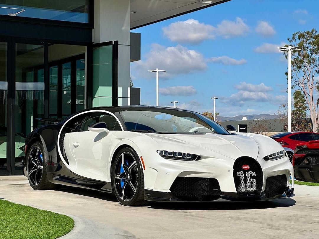 加利福尼亚 bugatti chiron super sport via:ran