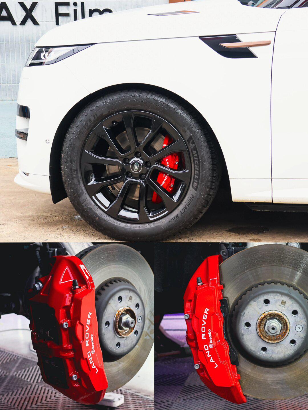 路虎轮毂卡钳改色稍微改一下有多帅6315进去看