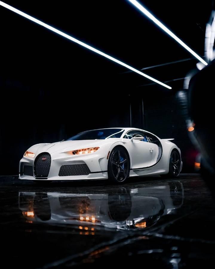 独一无二的 "07léphant blanc " 布加迪 chiron super