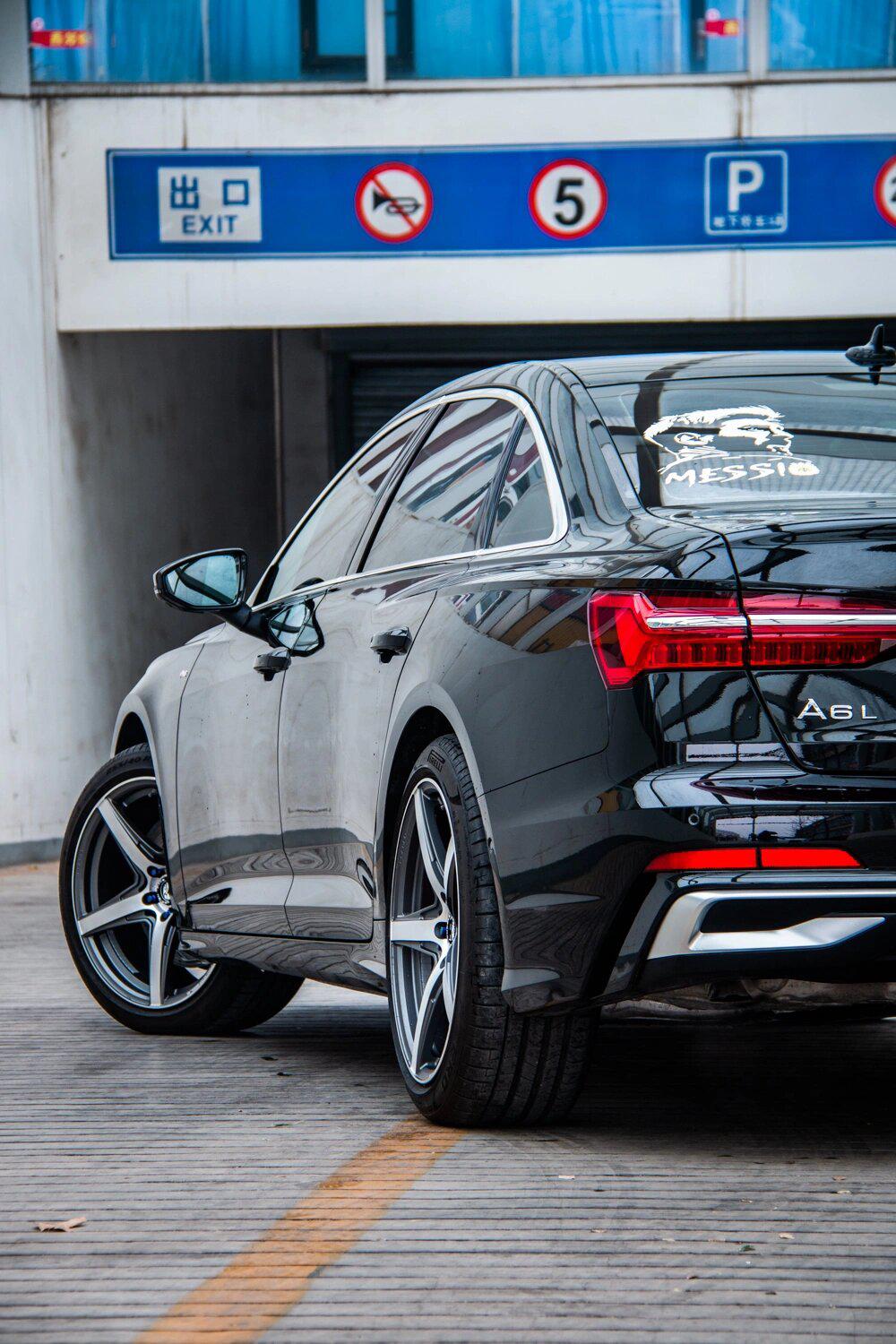 这轮毂有点意思哈_奥迪a6l社区_易车社区