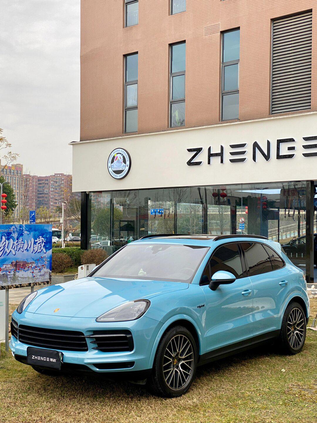 保时捷卡宴冰晶蓝|女神的绝佳选择75157515