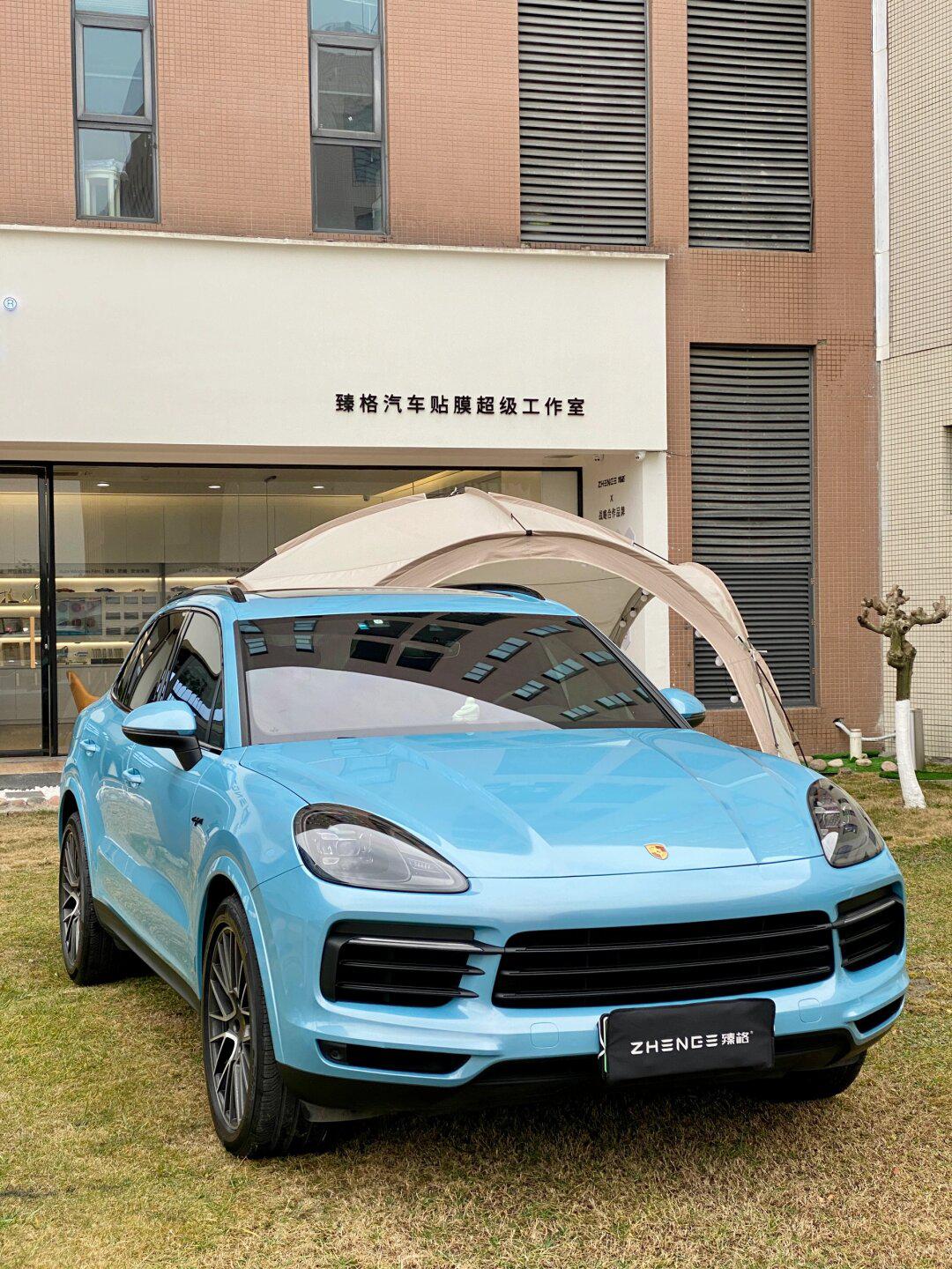 保时捷卡宴冰晶蓝|女神的绝佳选择75157515