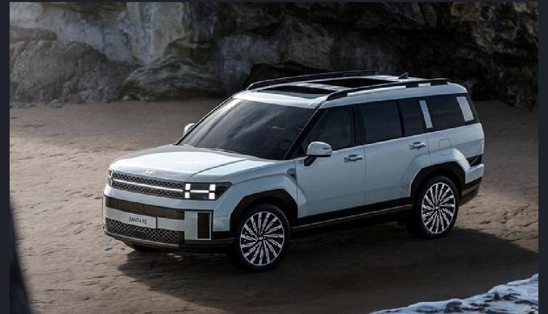 全新现代胜达 设计焕然一新|海外售价约24万起 在2023广州车展上,北京