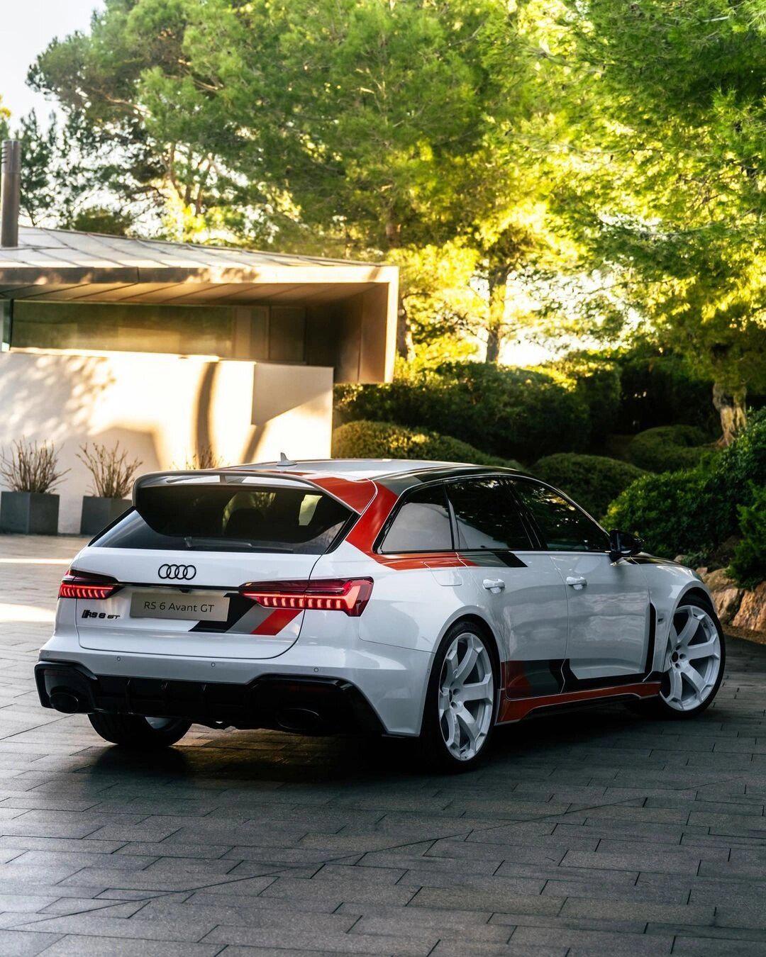 奥迪发布了 rs6 avant gt,621 匹马力,3.2 秒左右破百,不得不