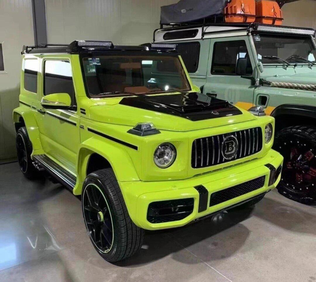 吉姆尼改装大g款巴博斯包围