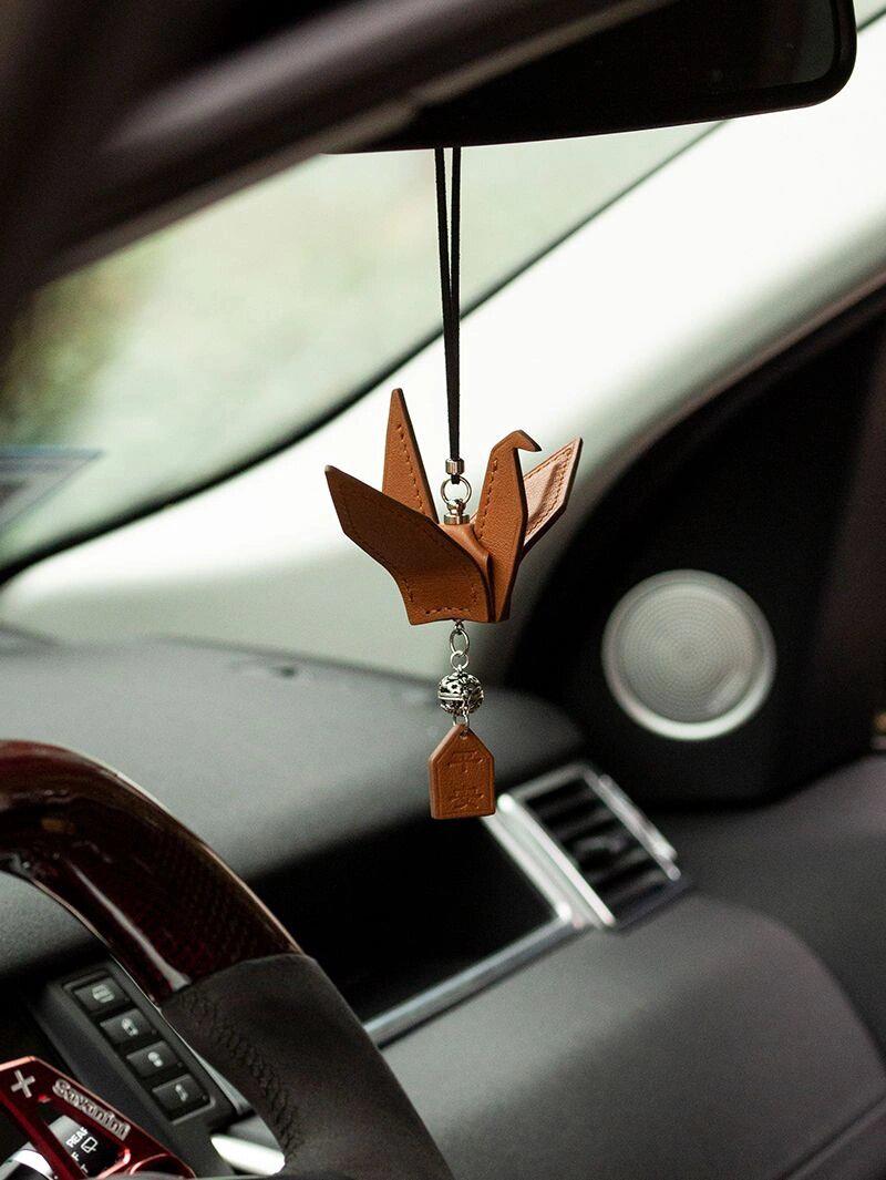 真皮千纸鹤挂件,好运随行92_好运社区_易车社区