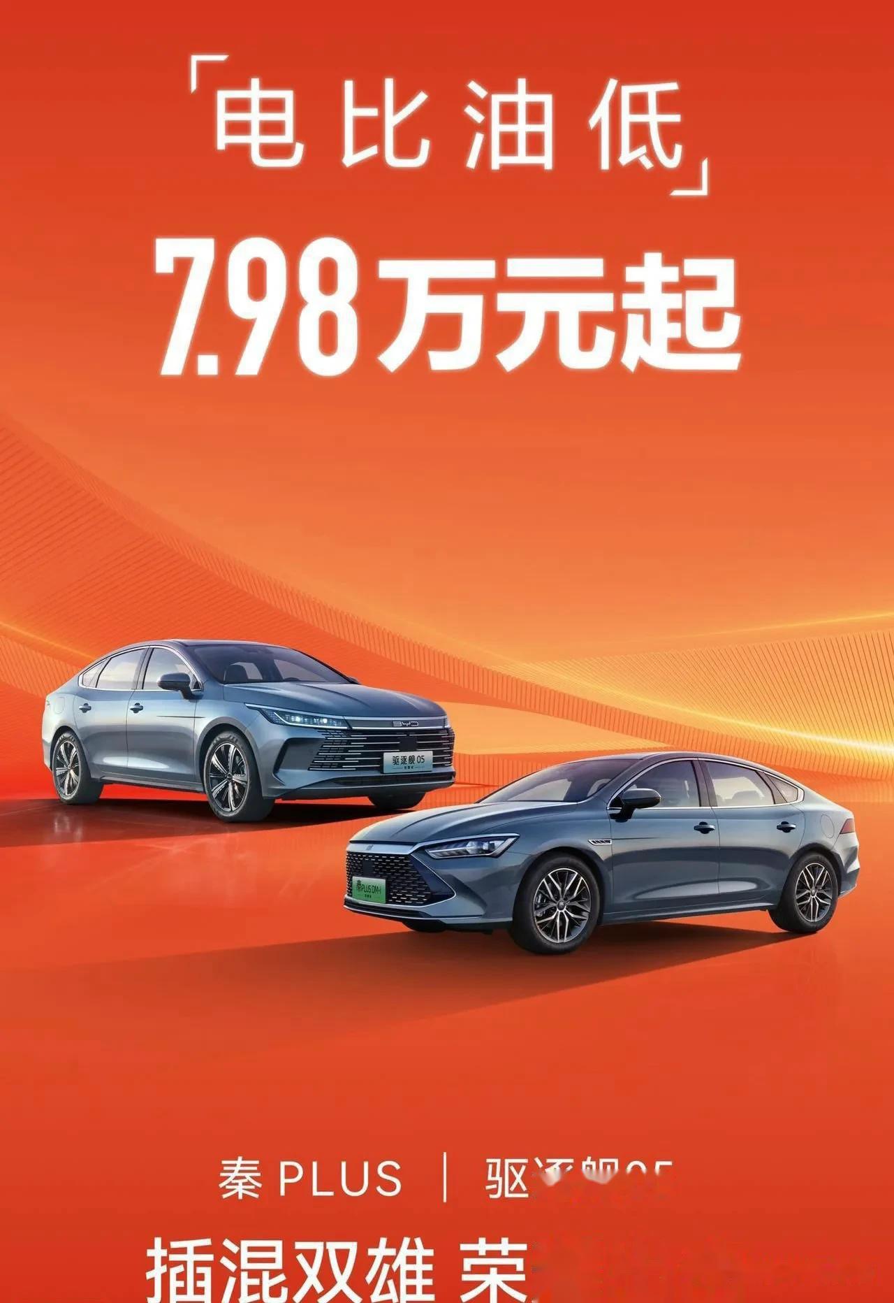 龙年,龙颜设计的比亚迪秦plus打响了车市价格战的第一枪,但是别急,这