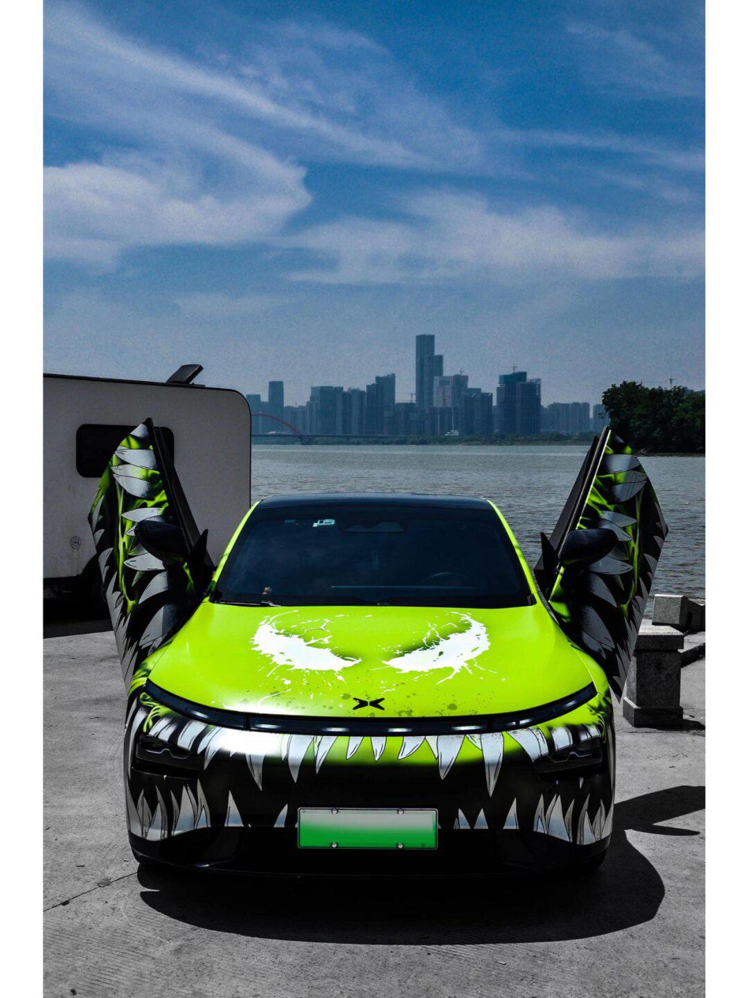 汽车涂装丨小鹏p7&毒液_小鹏p7社区_易车社区