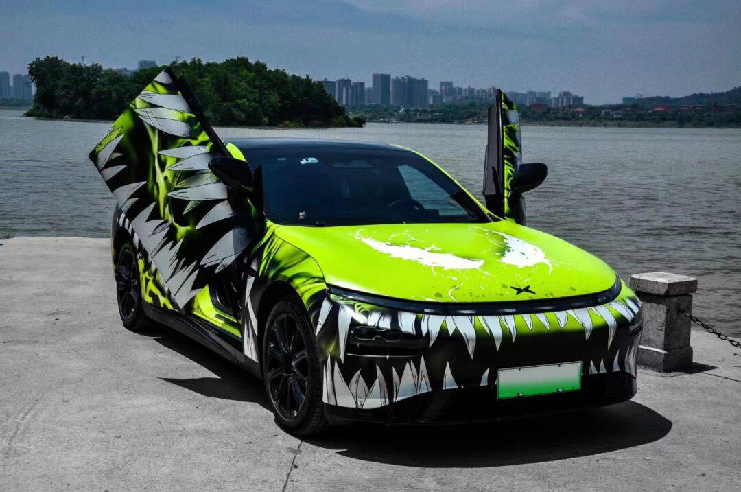 汽车涂装丨小鹏p7&毒液_小鹏p7社区_易车社区