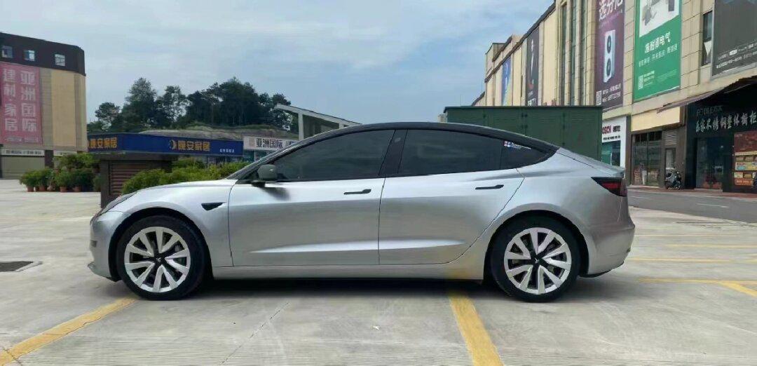特斯拉model3的18寸轮毂盖案例