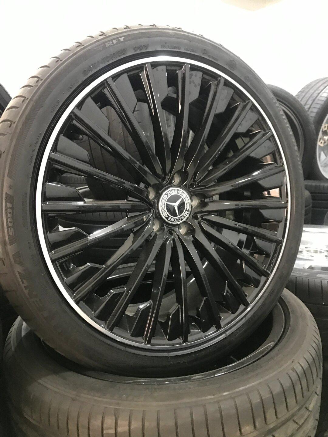 新款奔驰e300的轮毂来了 颜值没得说!