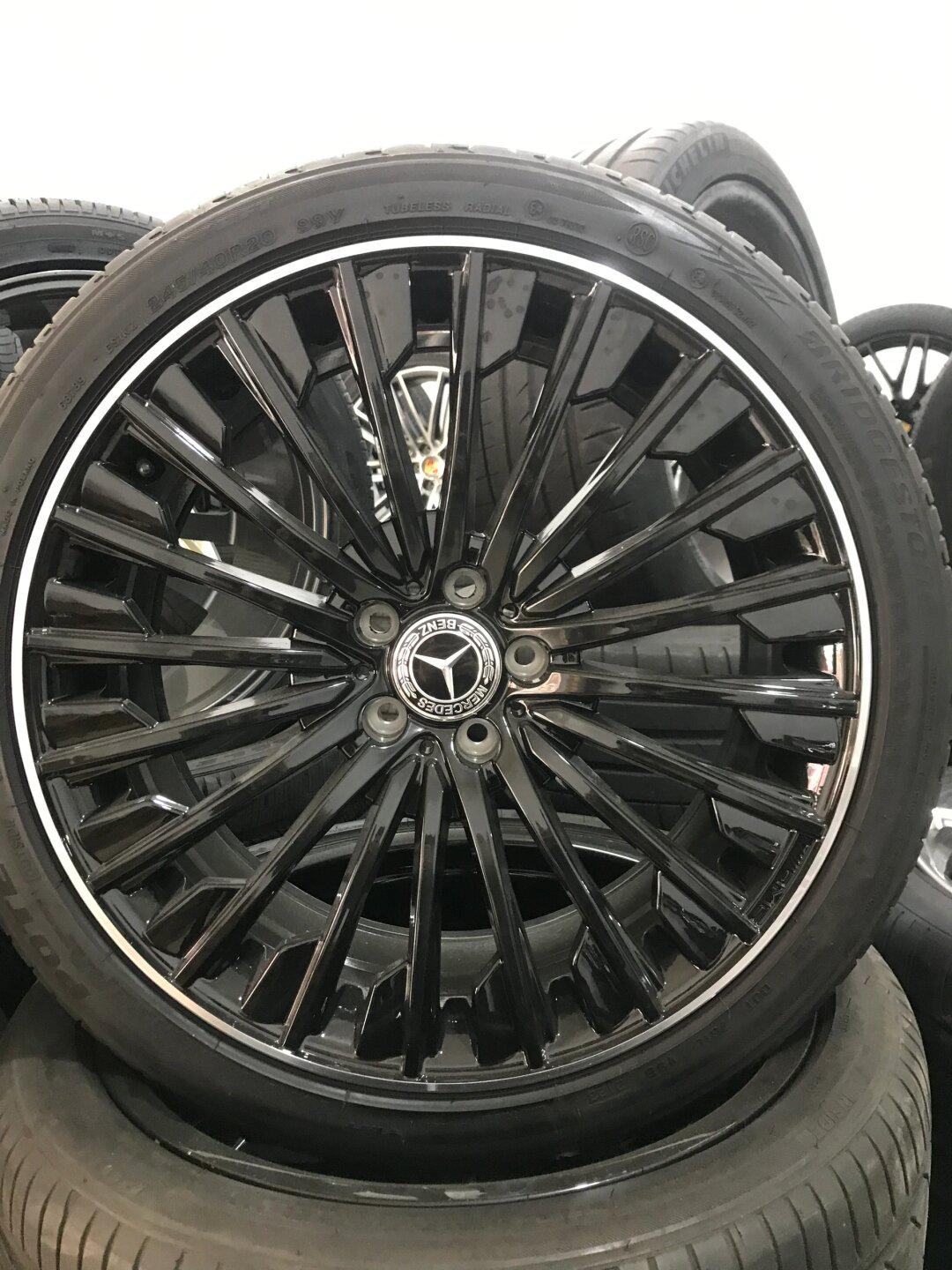 新款奔驰e300的轮毂来了 颜值没得说!