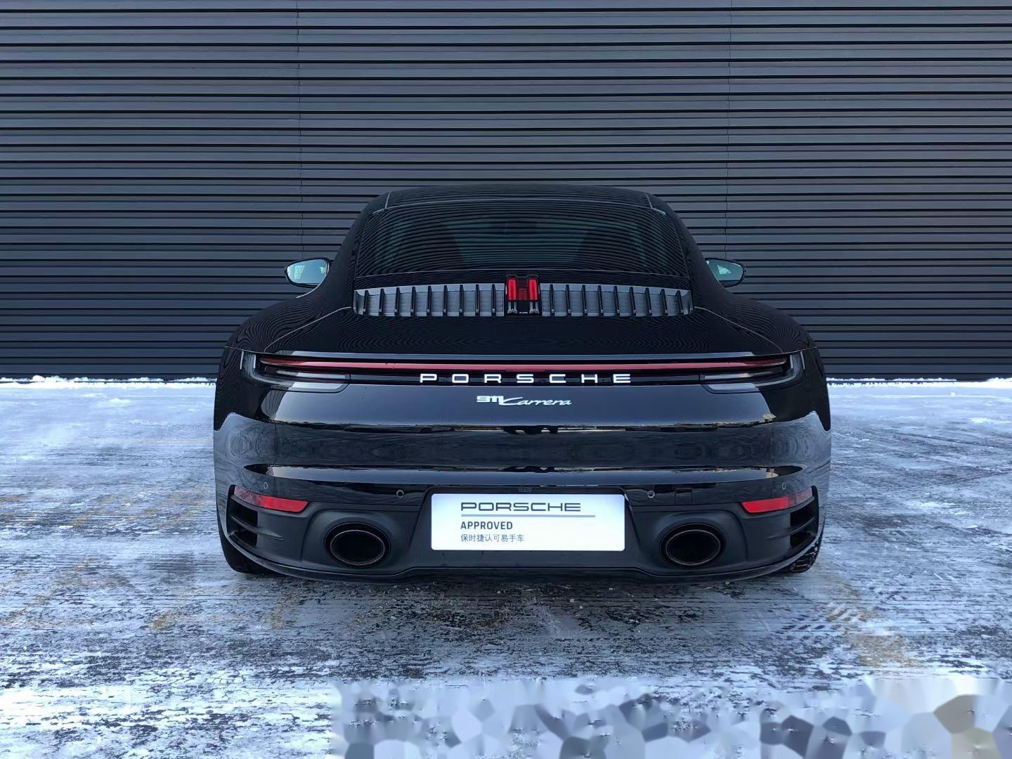 911 carrera 极品黑红 2023年8月注册,4900公里 全车车衣 原_保时捷