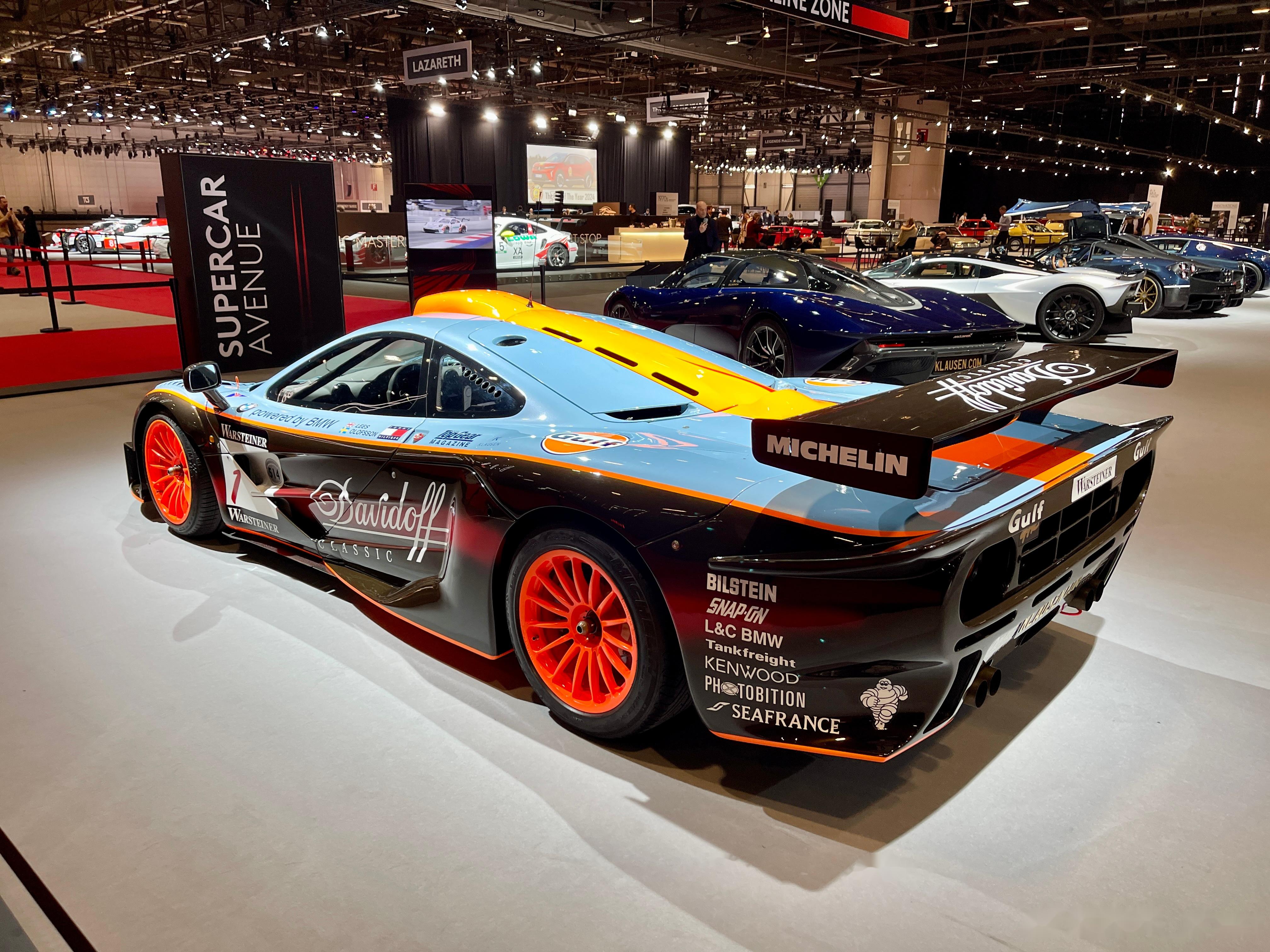 来之前真的没想到,能在日内瓦车展再打卡一辆迈凯伦f1——f1 gtr 28r