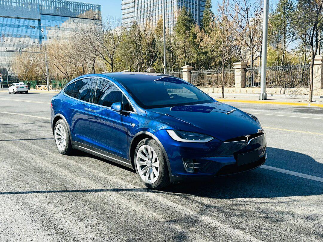 22年特斯拉model x 4万公里 原版原漆 有车衣二手车 精品二手车