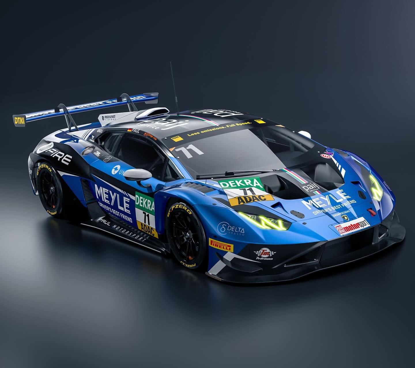 兰博基尼车队 paul motorsport 正式确认进军2024赛季 ,德国车