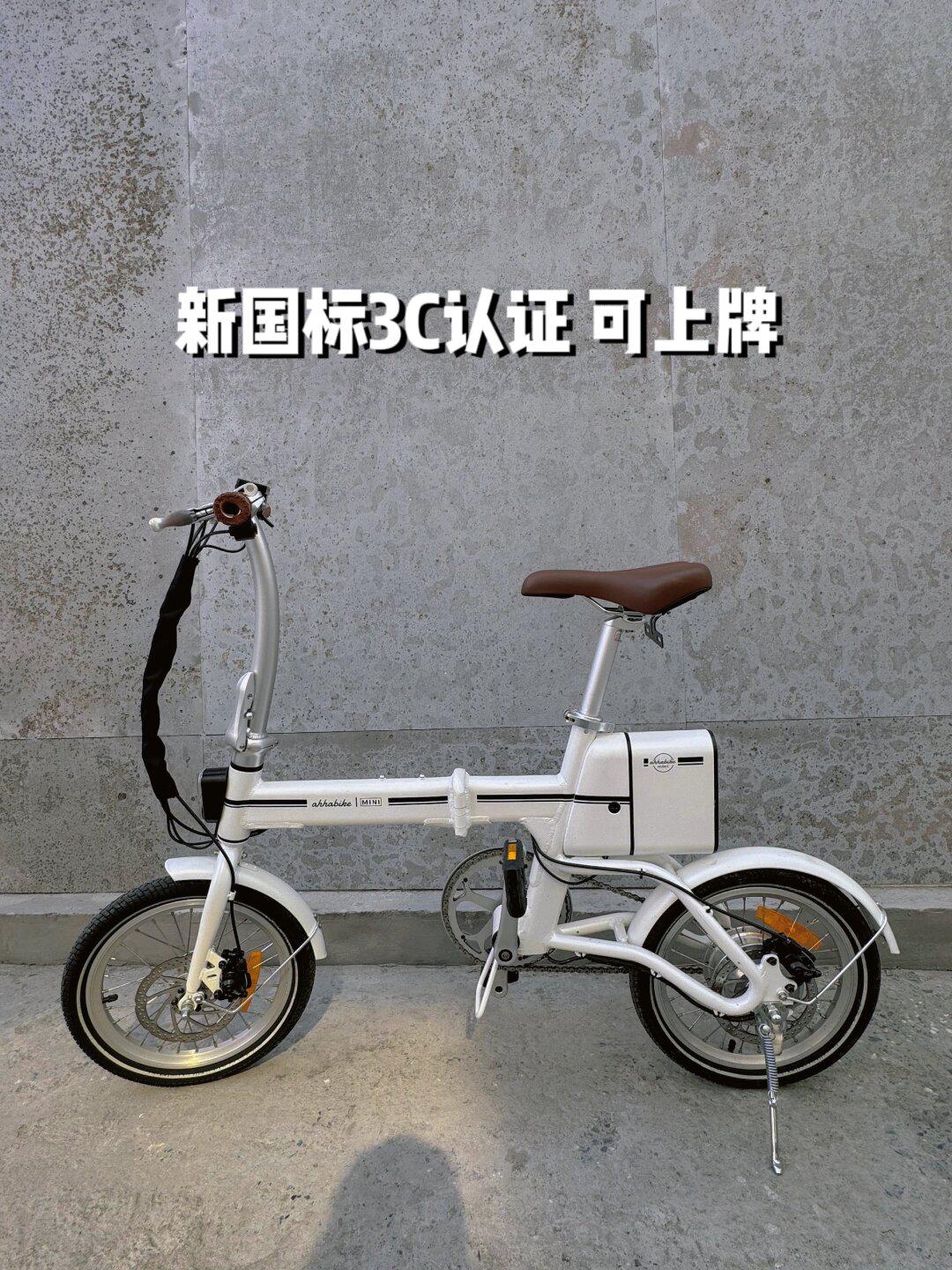 这辆电助力自行车04是有点回头率在身上的