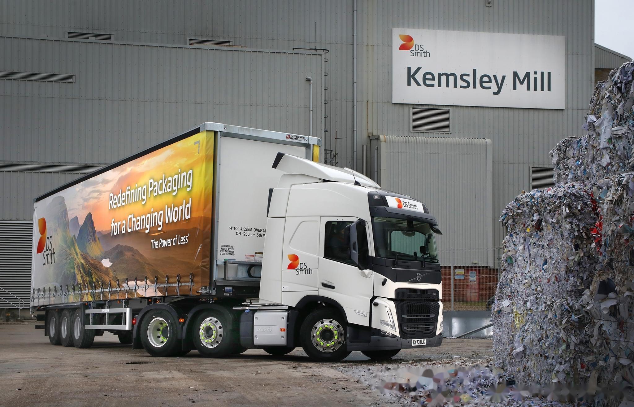 运废纸的沃尔沃fm还带ok窗 英国ds smith租赁61辆fm 460牵引车 _fm