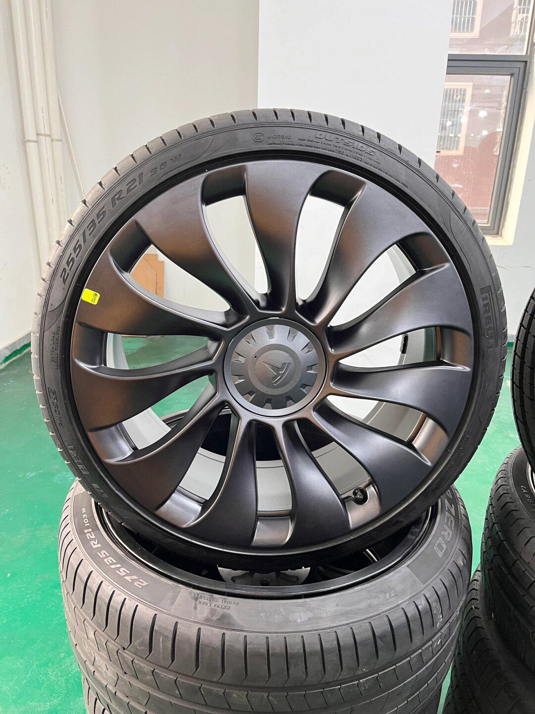 特斯拉model y轮毂带胎21寸 亮货