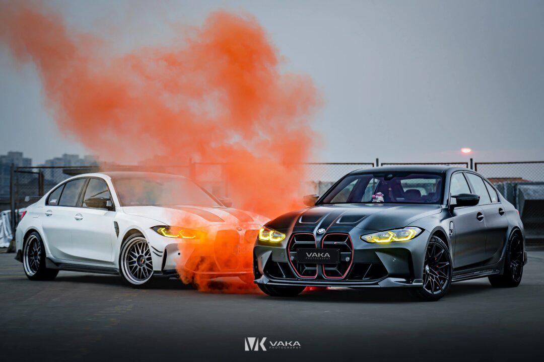 黑白m3双车合拍丨和好兄弟拍照太酷啦_宝马m3社区_易车社区