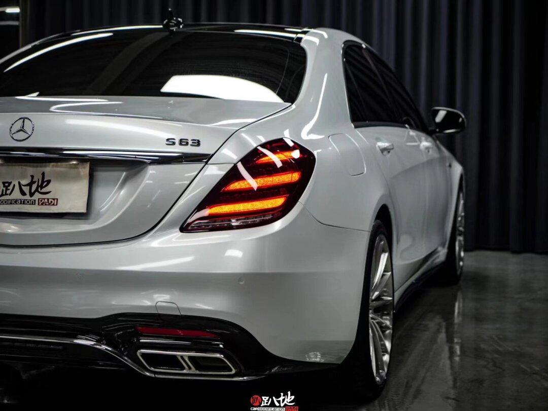 奔驰s级w222后期升级s65amg运动款大包围套件