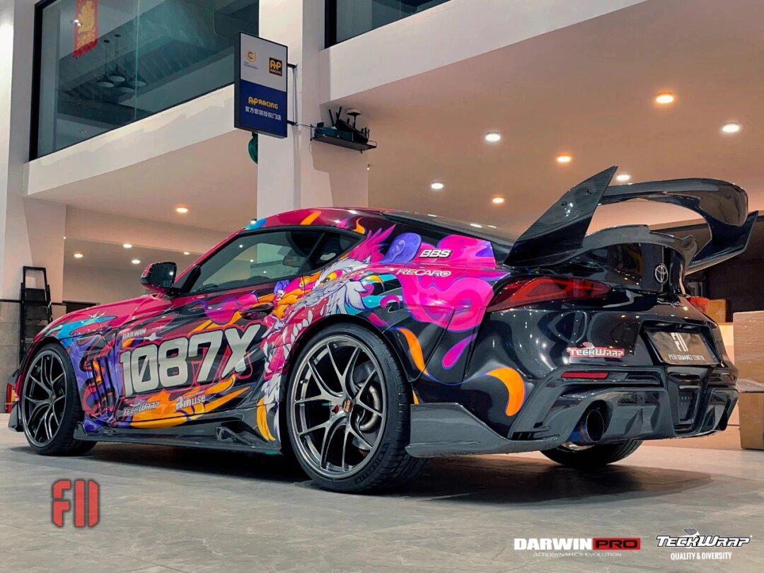 溜溜哥的丰田supra改完咯