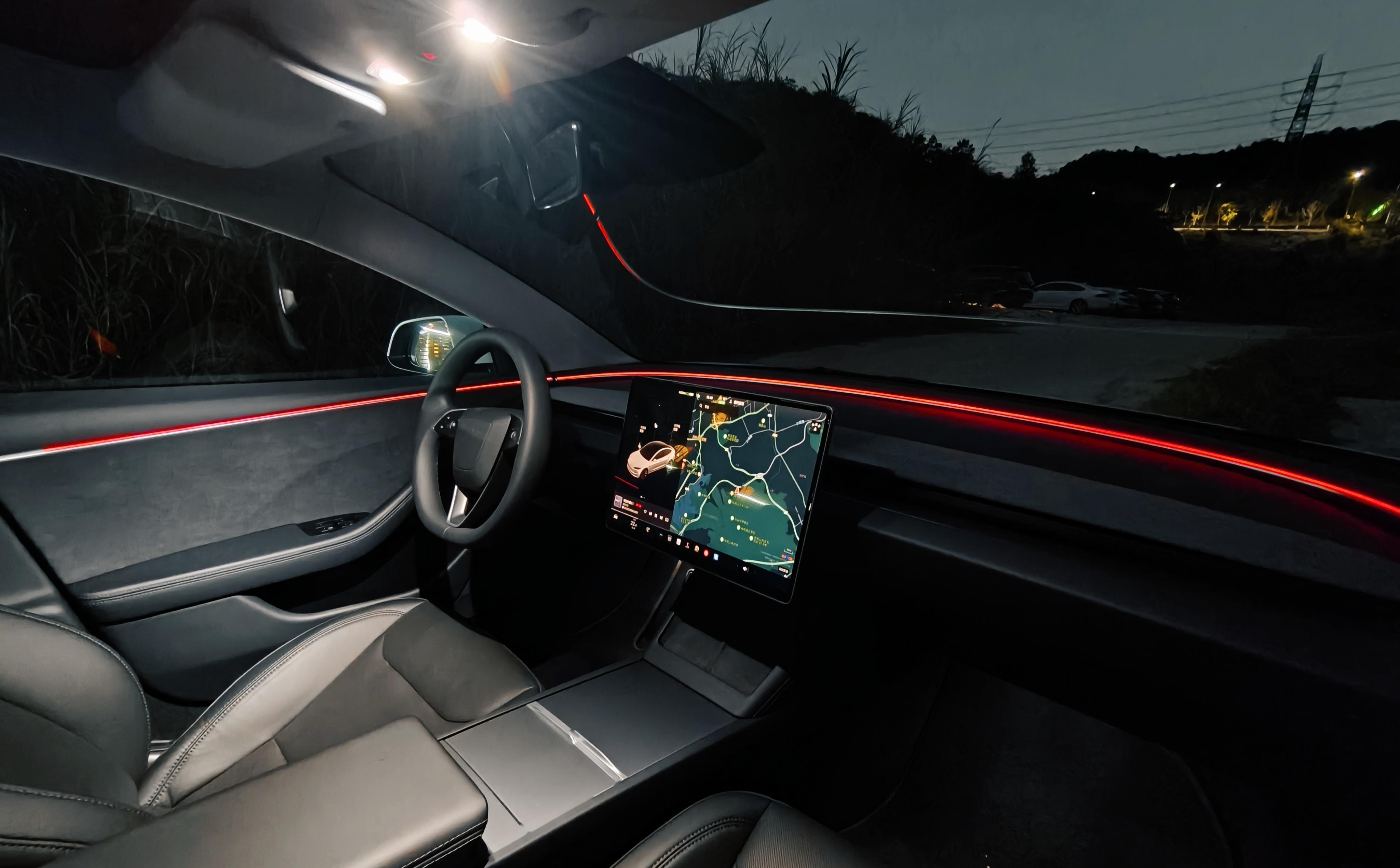 随手拍了几张新Model3内饰，感受一下变化_Model 3社区_易车社区