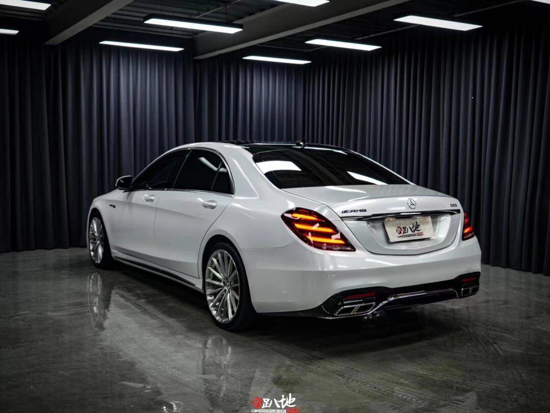 奔驰s级w222后期升级s65amg运动款大包围套件