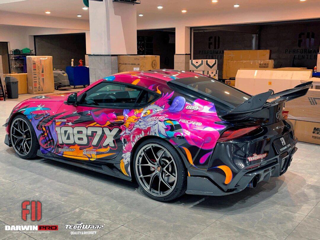 溜溜哥的丰田supra改完咯