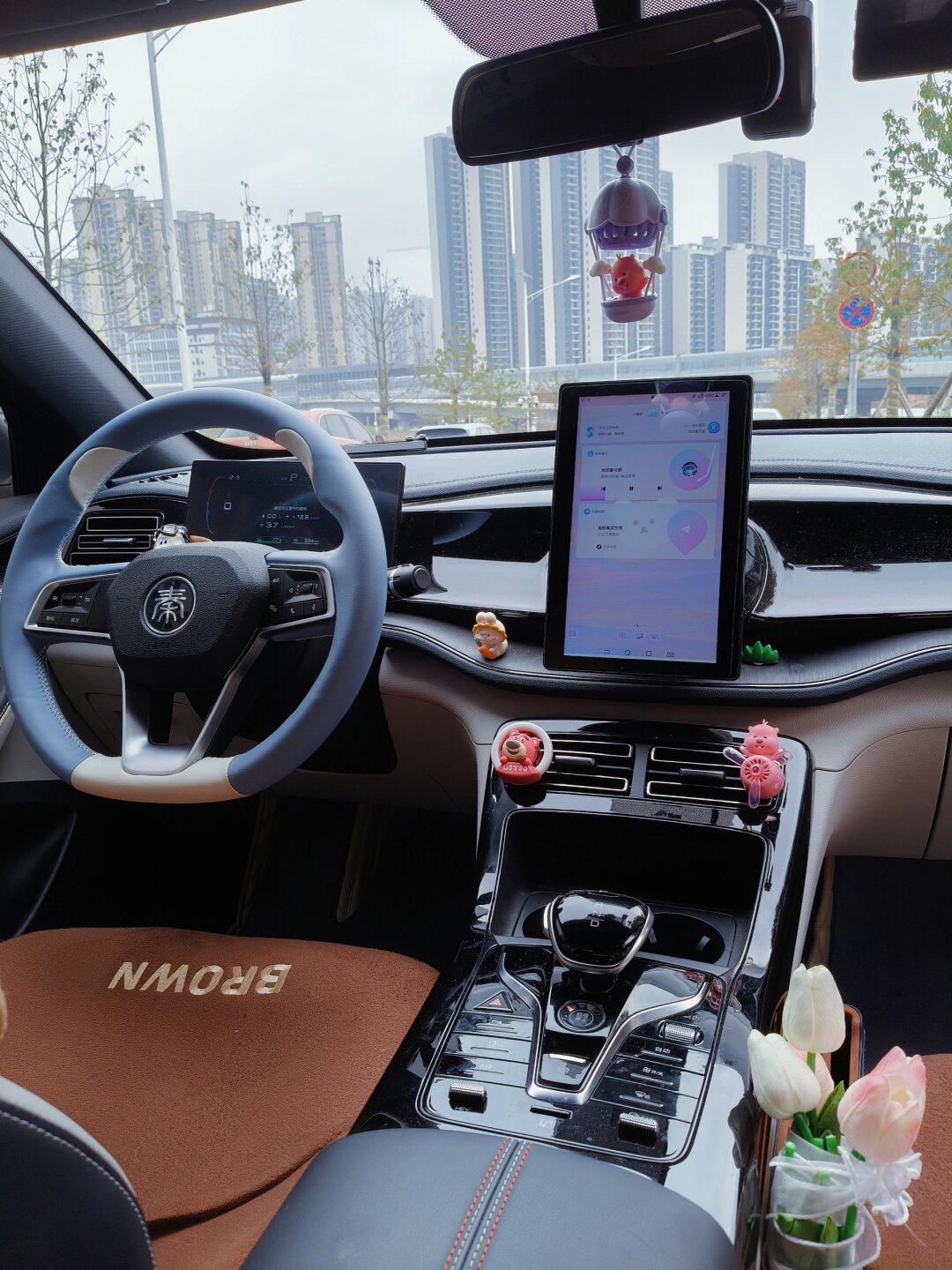 比亚迪秦 |沉浸式打造可爱风的车内空间