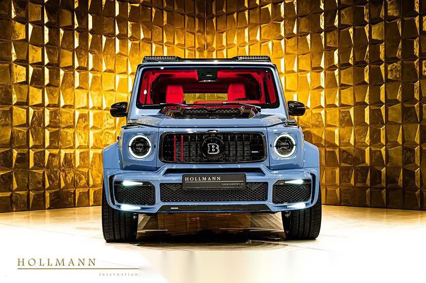 大g天花板,和劳斯莱斯库里南bb版一个级别的巴博斯g800,黑色外观国内