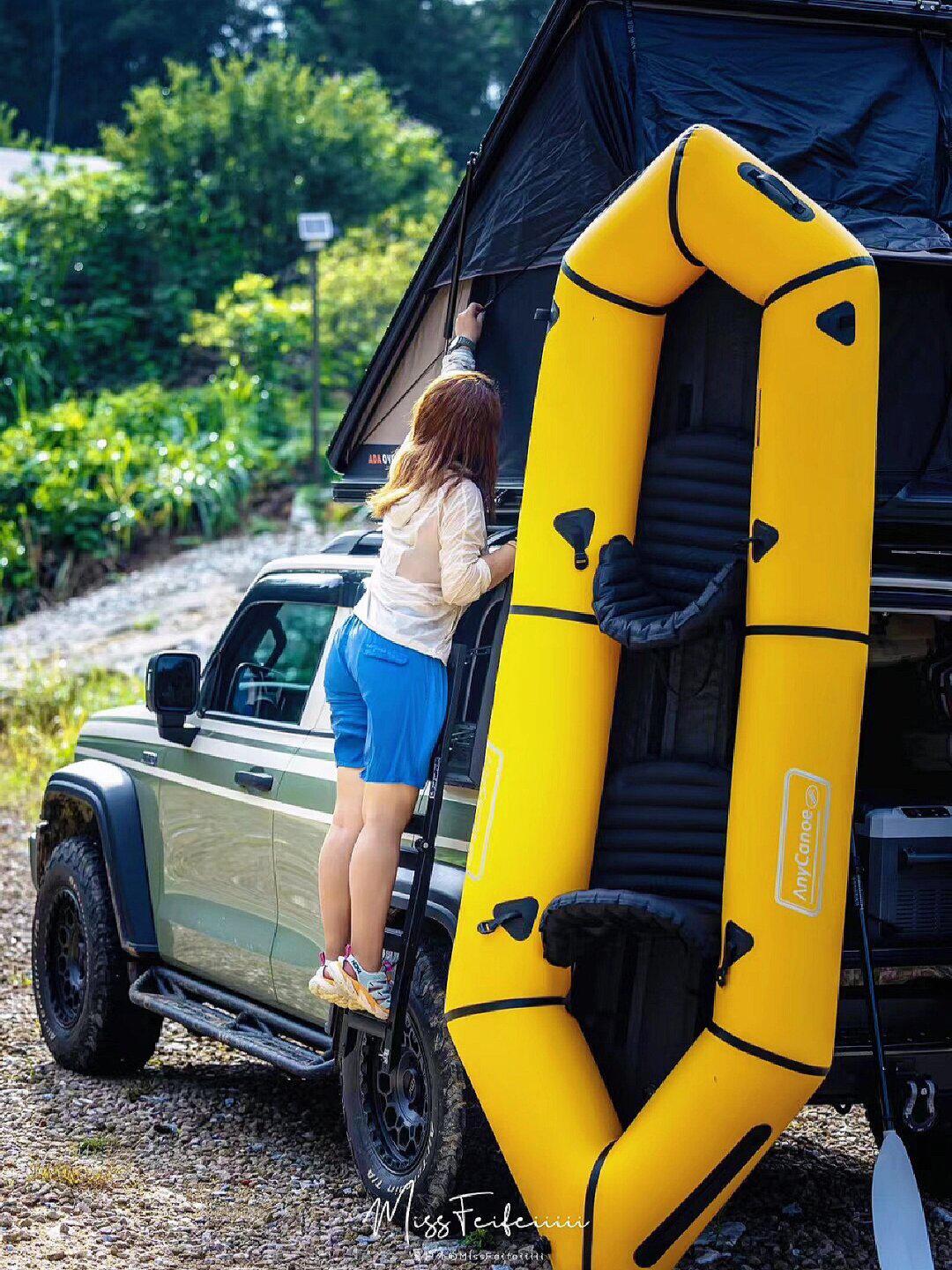 女生也能开硬派越野车去露营|露营风改装