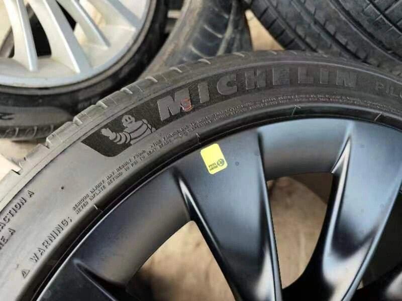 特斯拉y原厂拆车20寸轮毂轮胎_model y社区_易车社区