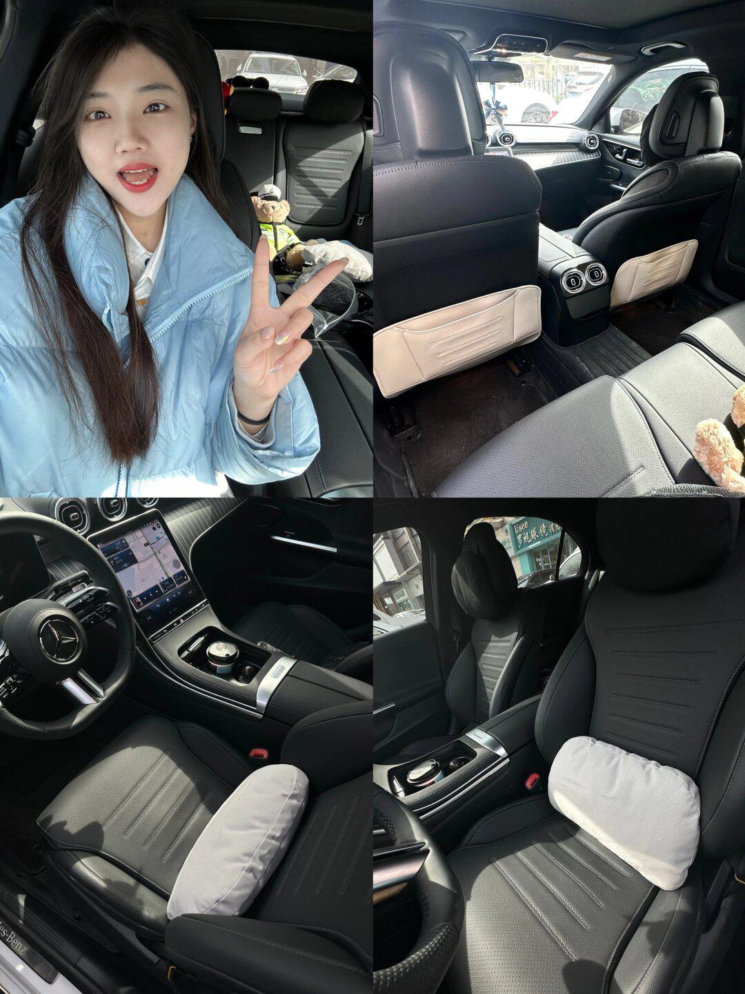 喜欢奔驰白色内饰的姐妹快进来!