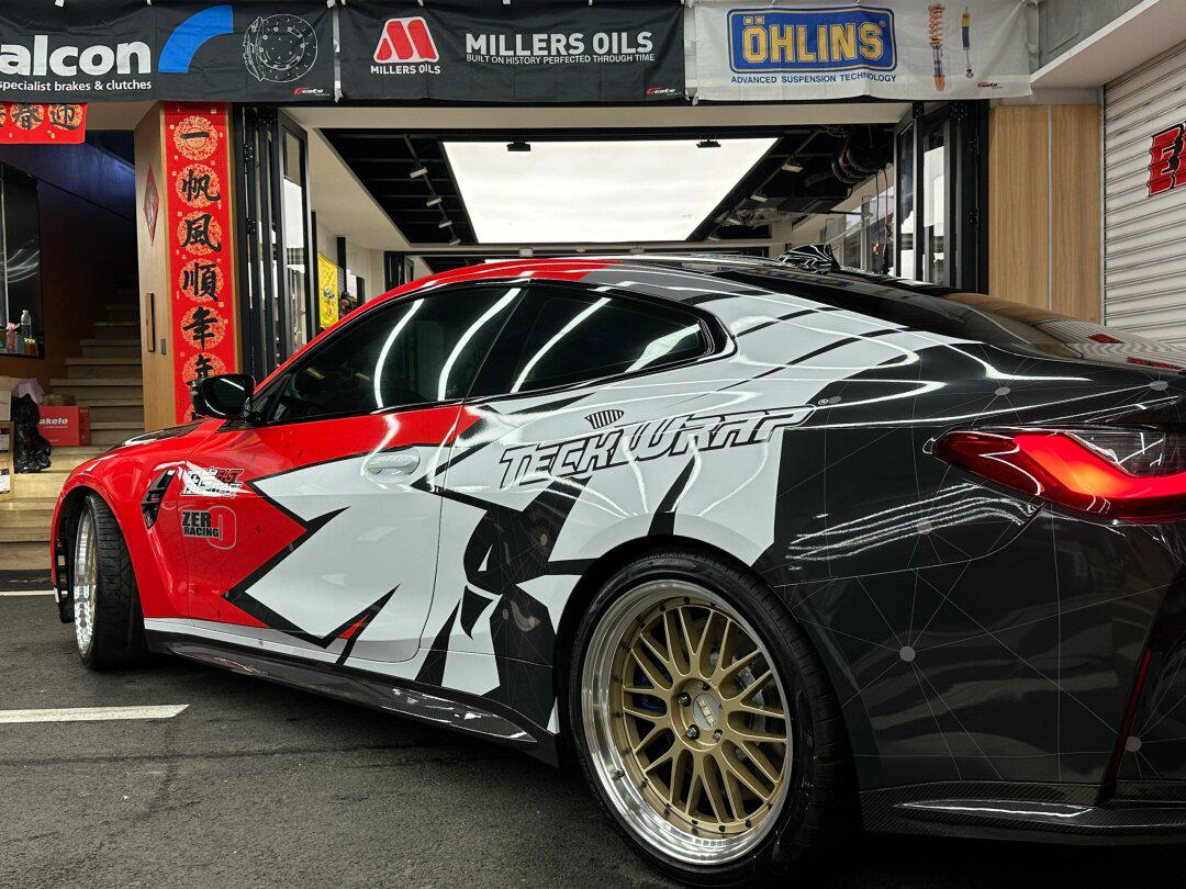 宝马m4彩绘涂装