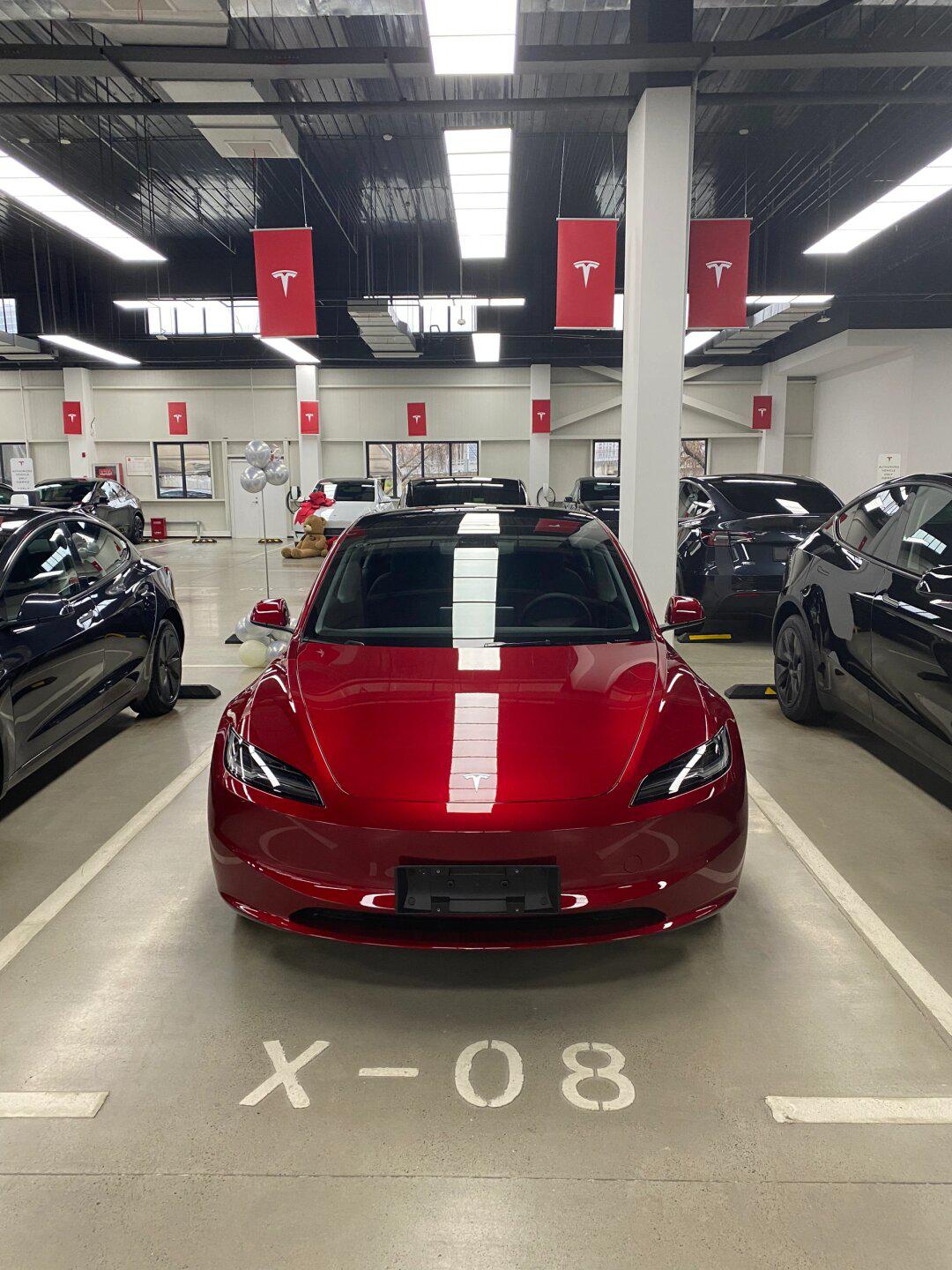 6万特斯拉3,全新车,红色,官方,杭州提_model 3社区_易车社区