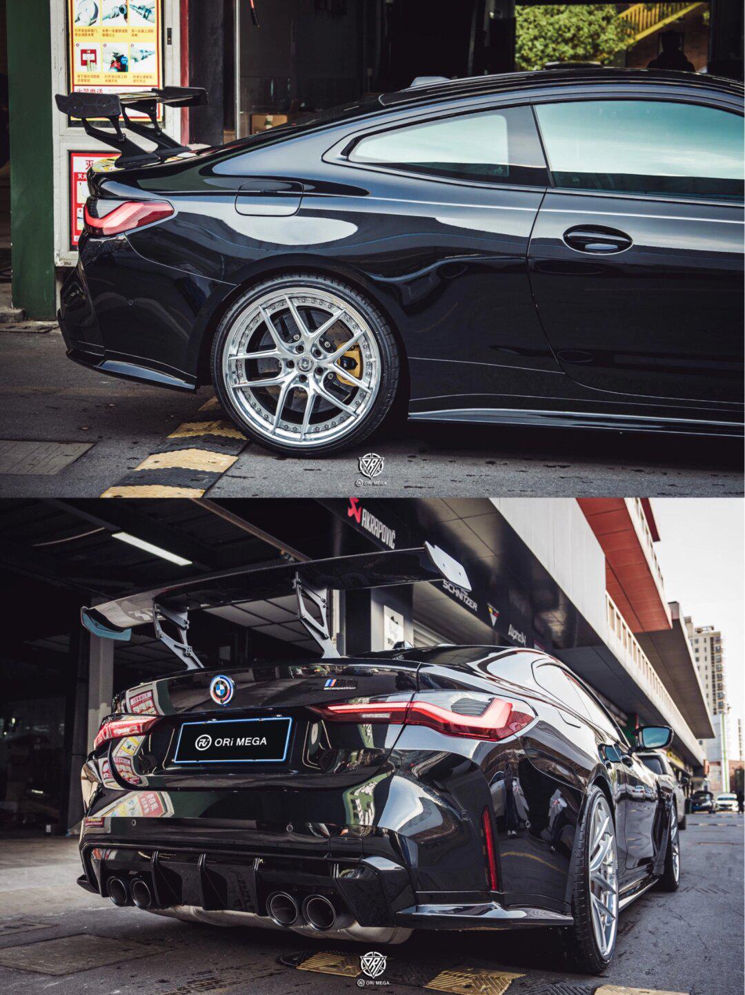 bmw g82 m4 大尾翼轻轻那么一翘_宝马m4社区_易车社区