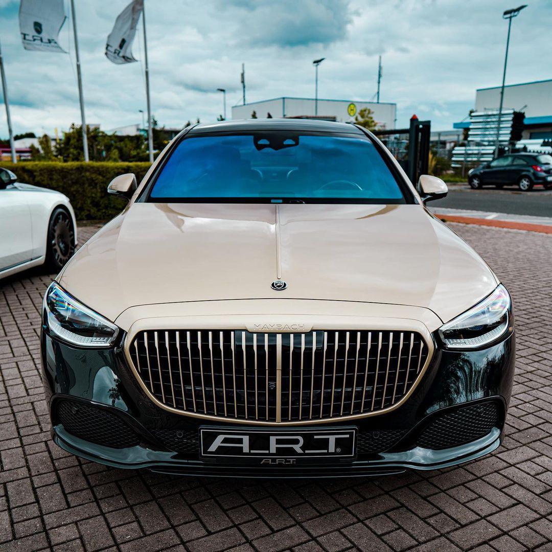 金镶玉配色的德国artgls500确实好看奔驰迈巴赫家族最佳配色了吧