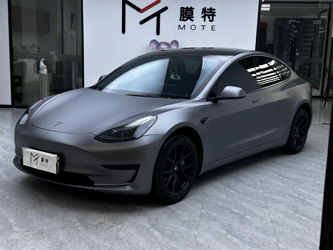 特斯拉Model3 改色AMG山灰_Model 3社区_易车社区