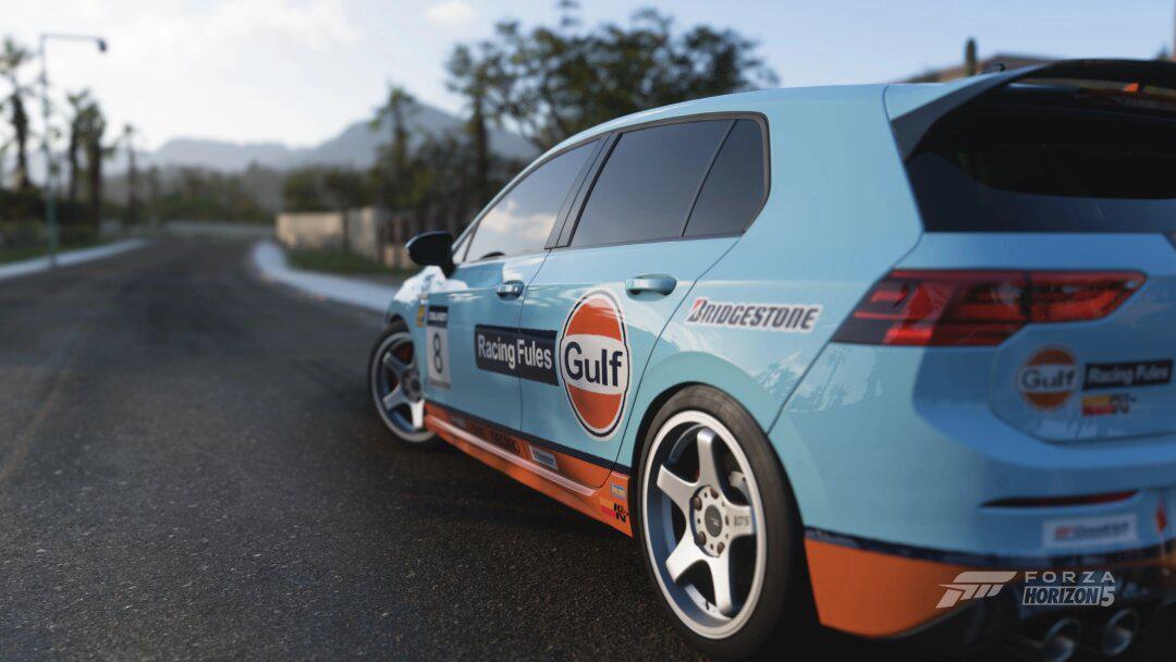 golf × gulf 海湾石油拉花