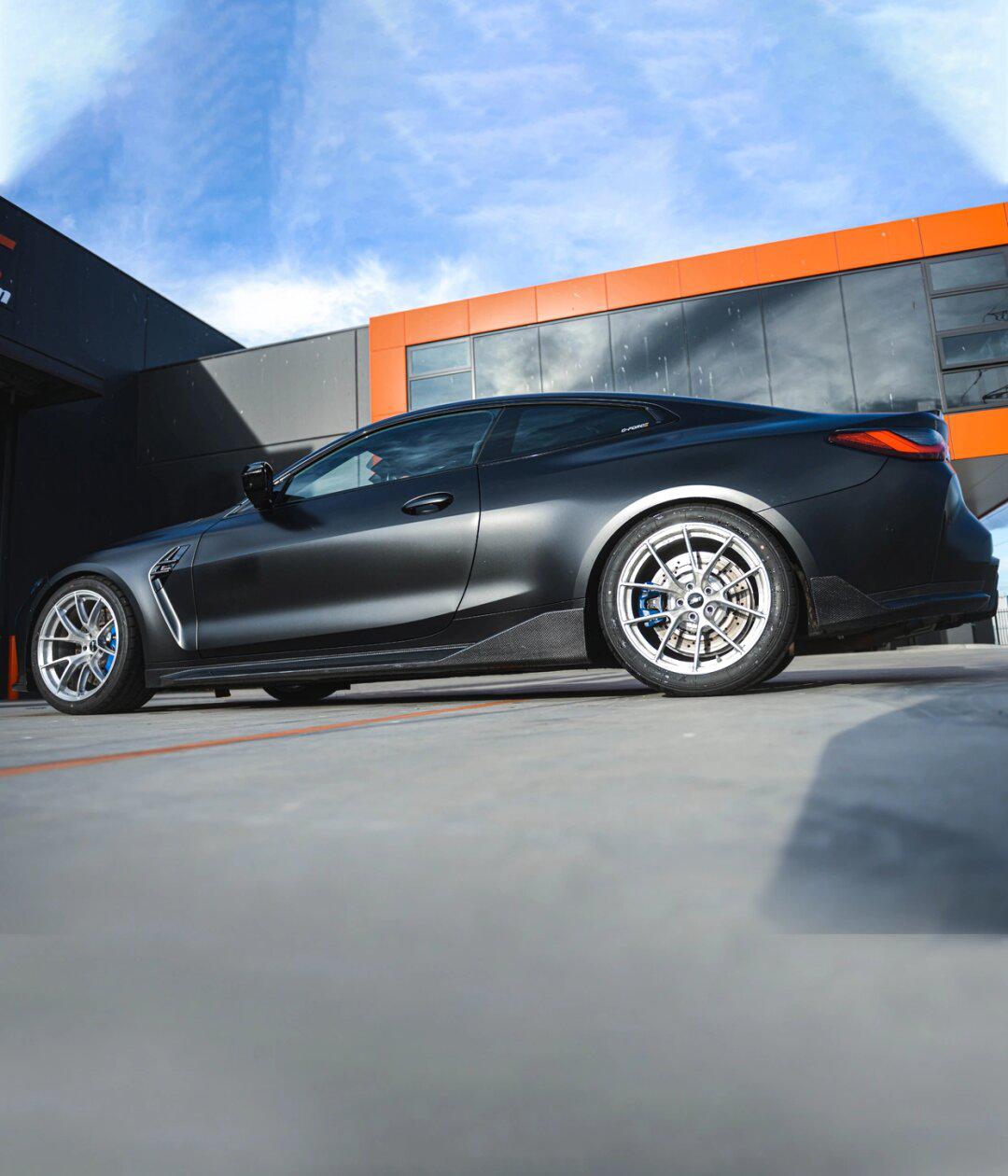 宝马m4改装97m performance款碳纤维侧裙_宝马m4社区_易车社区