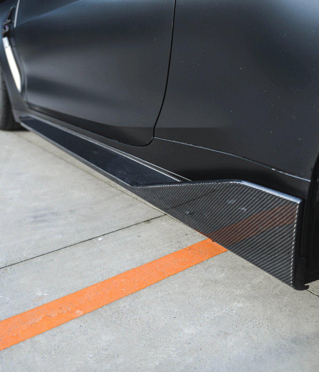 宝马m4改装97m performance款碳纤维侧裙_宝马m4社区_易车社区