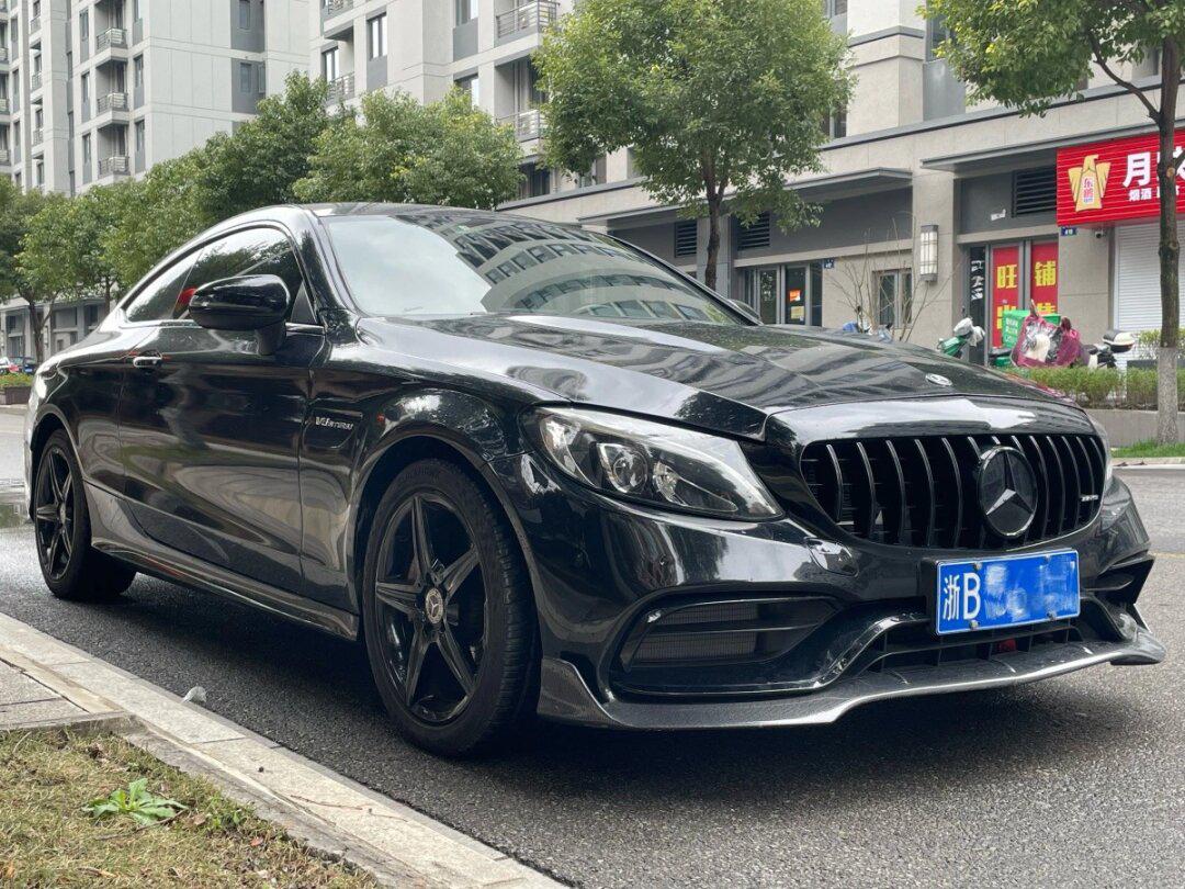 18款奔驰c200轿跑全套amg黑武士套件_奔驰c级社区_易车社区