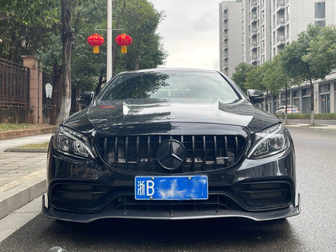 18款奔驰c200轿跑全套amg黑武士套件_奔驰c级社区_易车社区