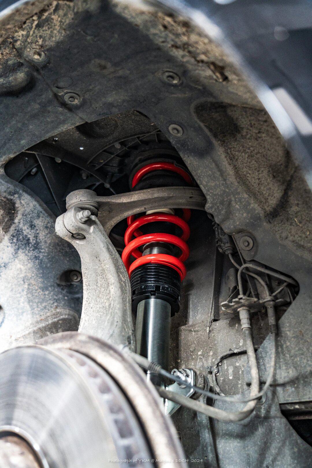 宝马5系升级rss绞牙避震 哈瑞斯强化衬套