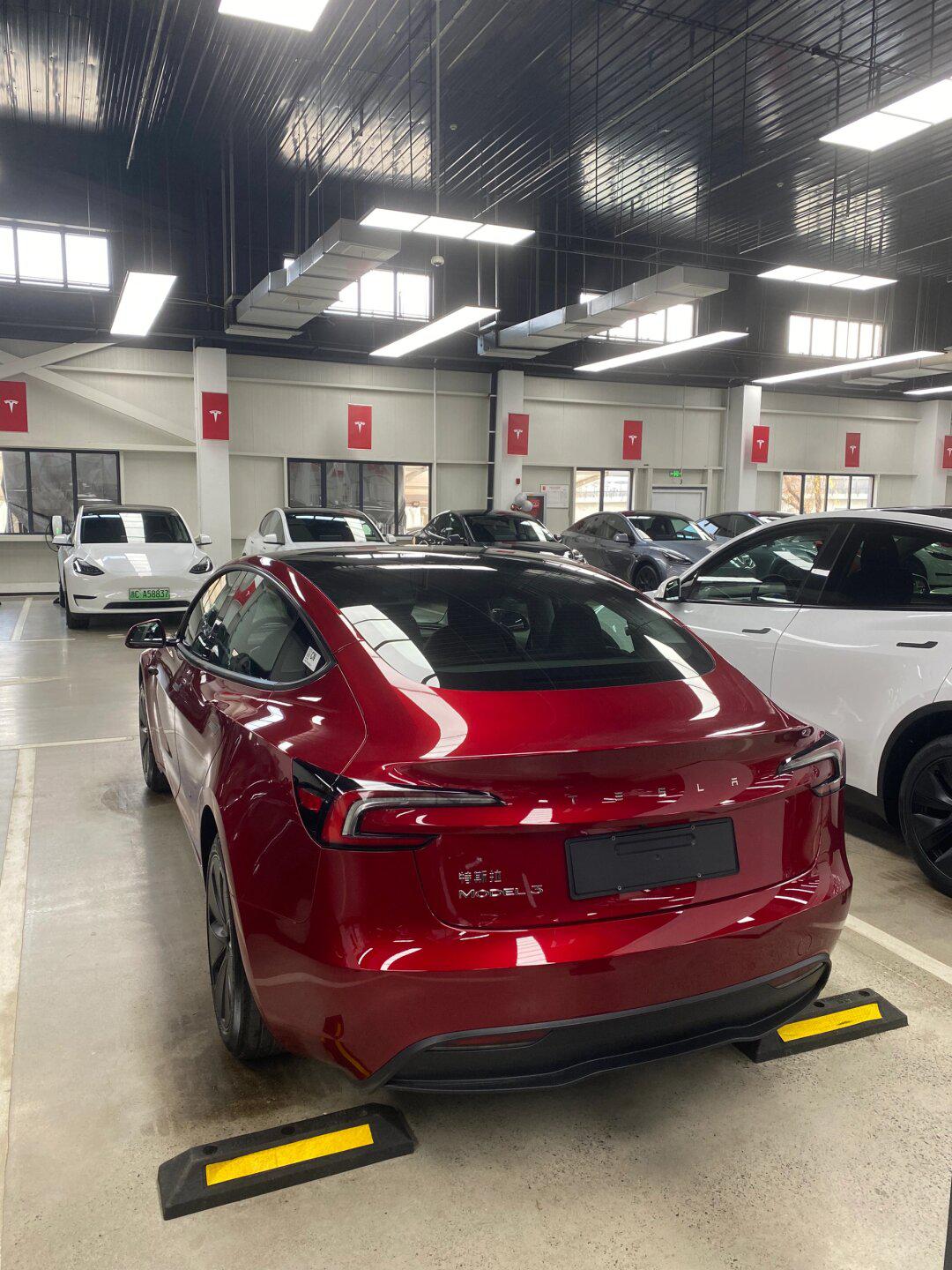 6万特斯拉3,苏州提车,全新车,官方,红色_model 3社区_易车社区