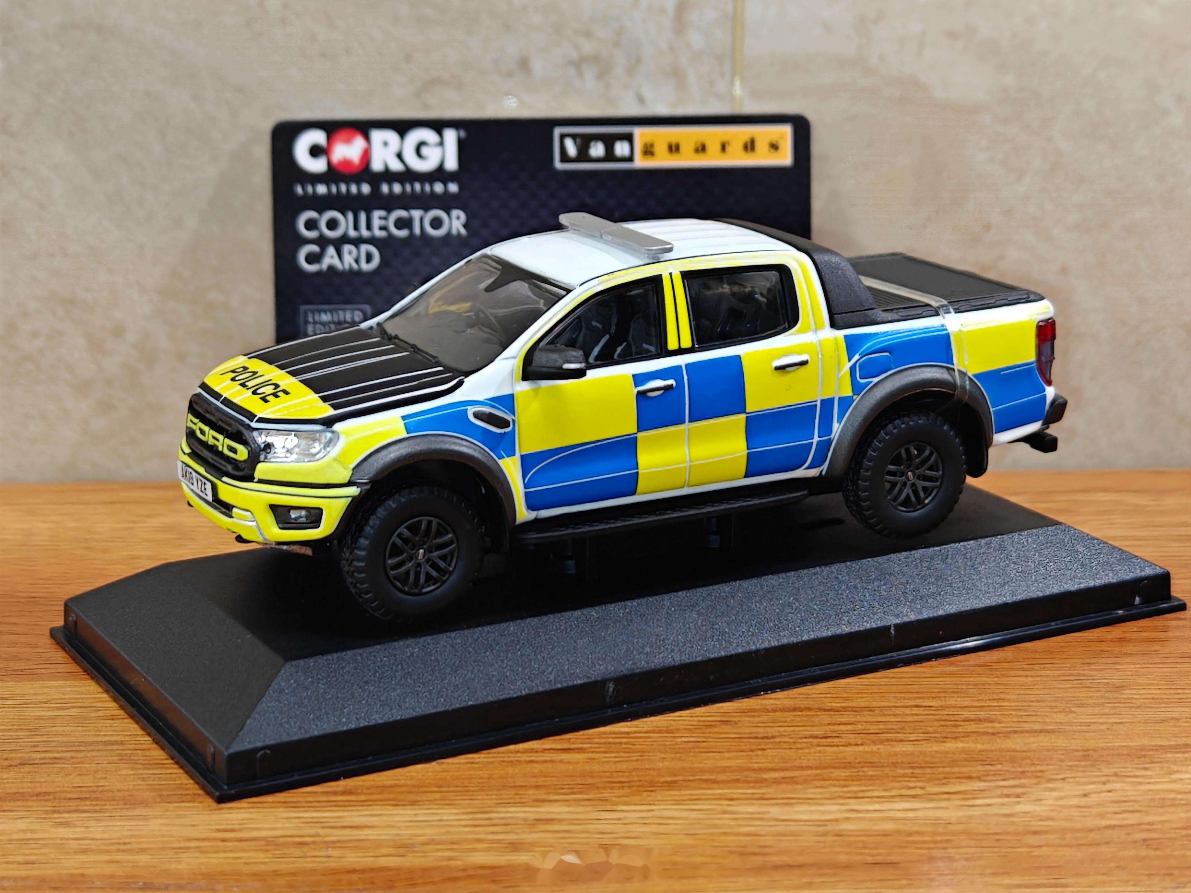 车型:福特 ford 游骑侠 ranger 英国警车 厂商:corgi 比例:1